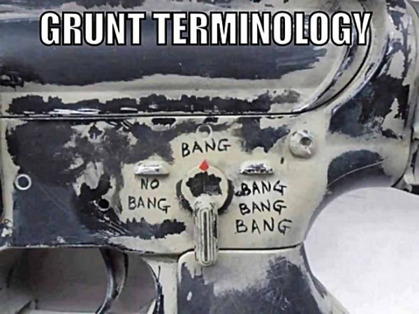 Grunt Terminology - Military humor