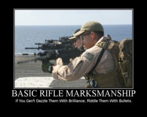 Basic Rifle Marksmanship - Military Humor