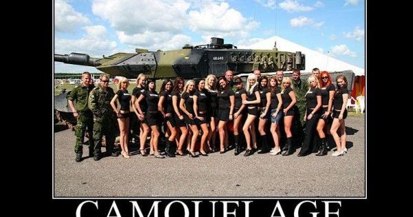 Camouflage Military Humor