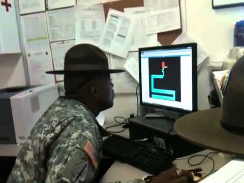 Drill Sergeant Scared By Maze Game