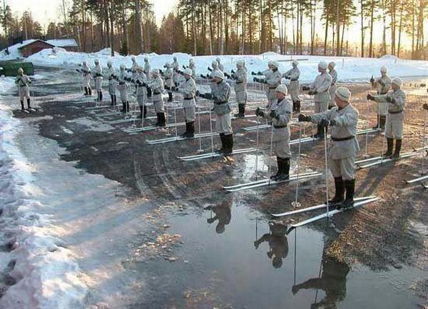 Finnish Army Vs. Global Warming