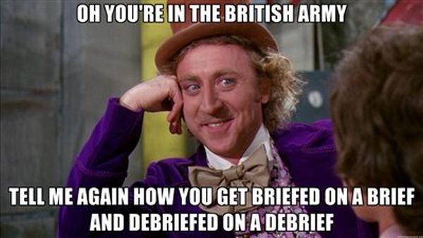 Oh! You’re In The British Army