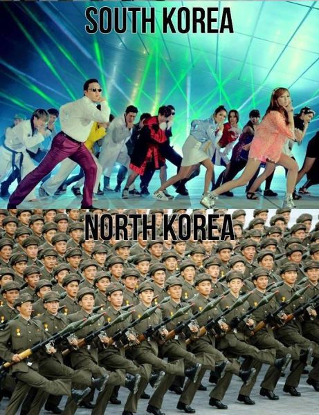 South Vs. North Korea
