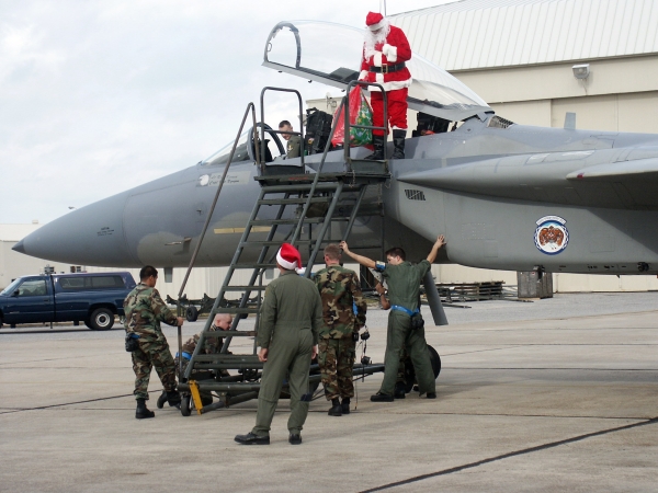 Santa's Coming - Military humor