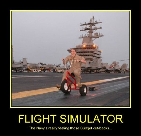 Flight Simulator - Military humor