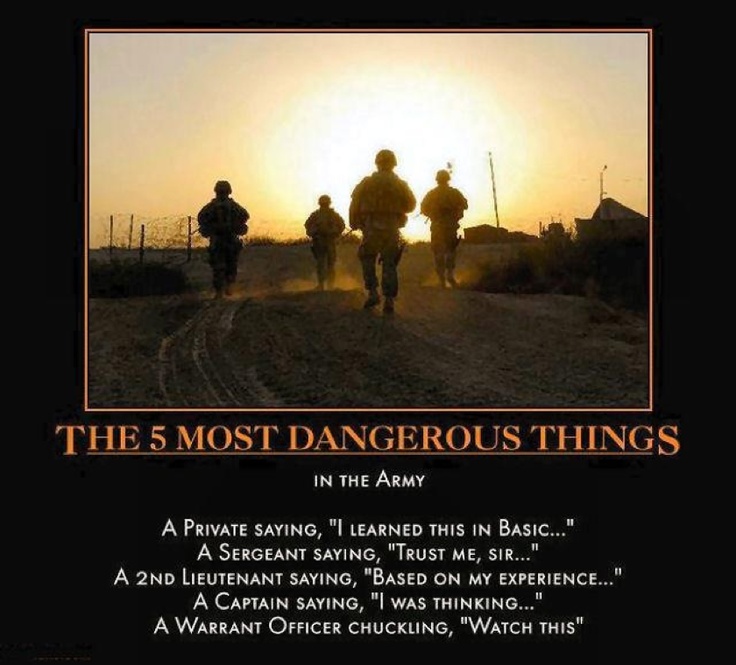 The 5 Most Dangerous Things In The Army