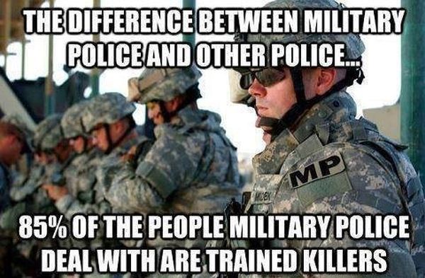 The Difference Between Military Police And Other Police