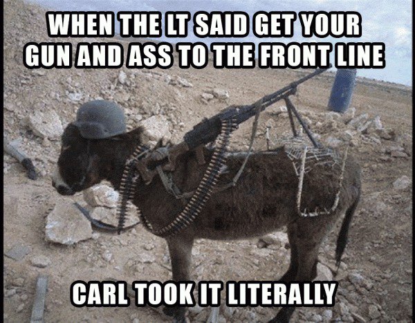 Oh! Carl... - Military humor