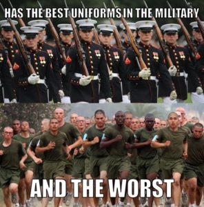 Marine Corps Uniforms - Military Humor