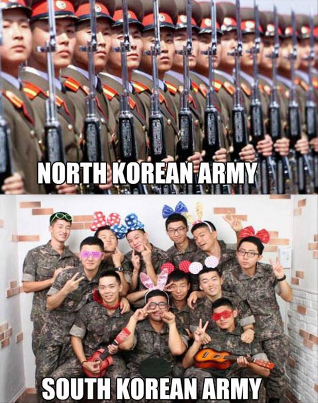 North Vs. South Korea Army