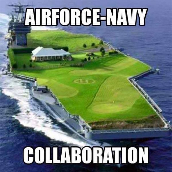 Air Force - Navy Collaboration - Military humor