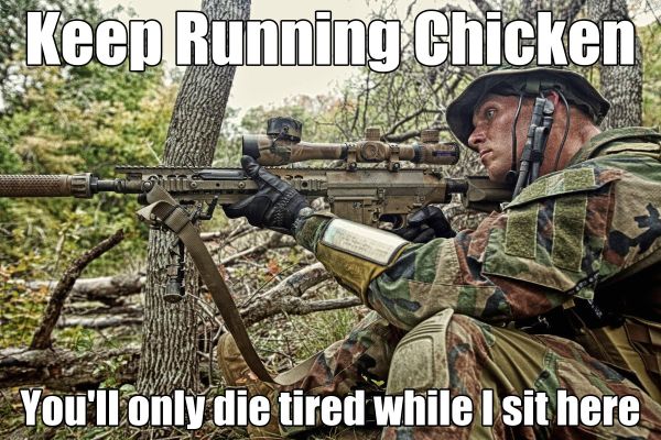 Keep Running Chicken