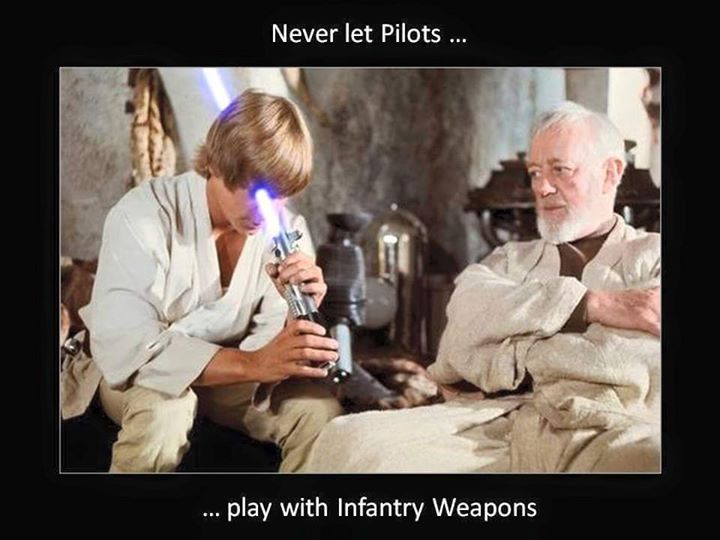 Never Let Pilots... - Military humor