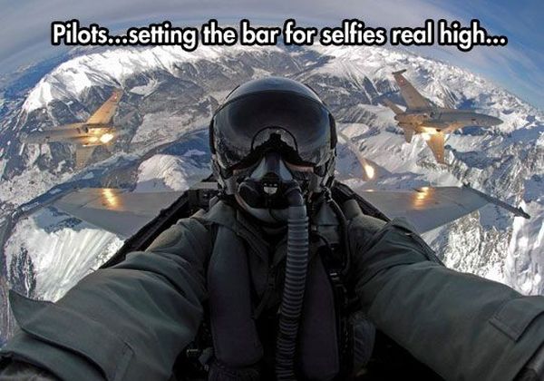 Pilot Selfies - Military humor