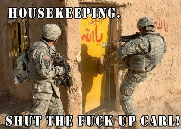 Housekeeping! - Military humor