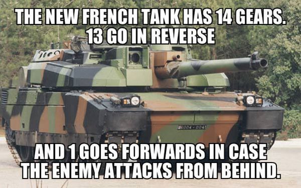 The New French Tank - Military humor