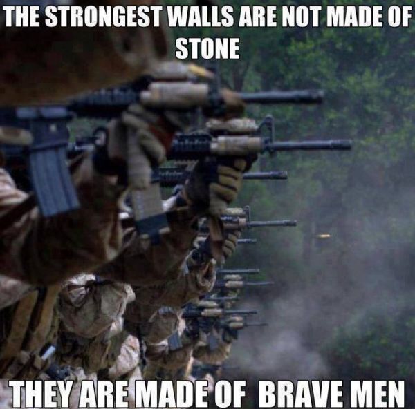 The Strongest Walls Are Not Made Of Stone