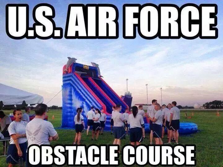 U.S. Air Force Obstacle Course - Military humor