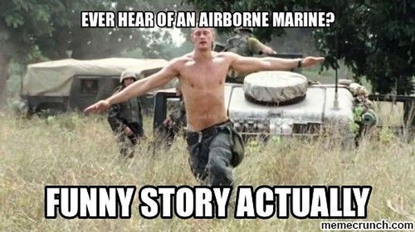 Ever Hear Of An Airborne Marine?