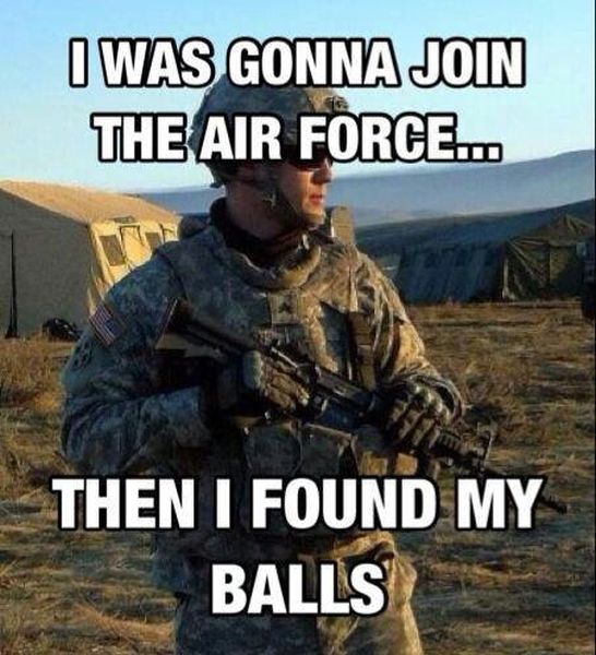 I Was Gonna Join The Air Force…