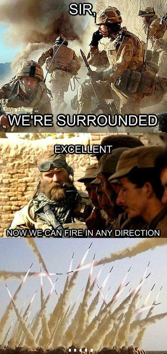 Sir, We’re Surrounded