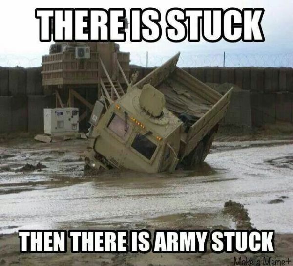 There Is Stuck And Then…