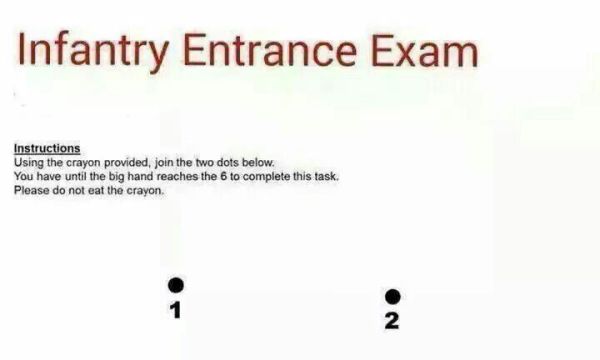 Infantry Entrance Exam