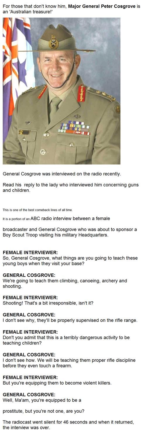 An Interview With General Cosgrove