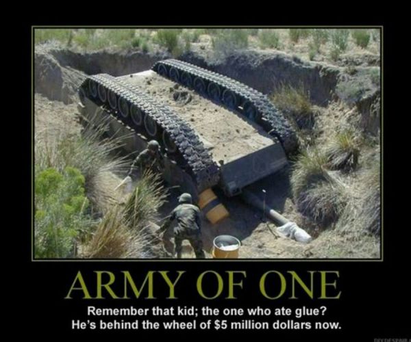 Army Of One - Military humor