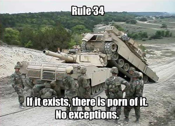 Rule 34 - Military humor