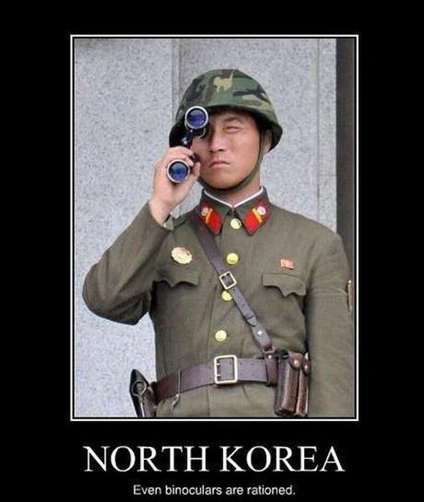 North Korea Binoculars