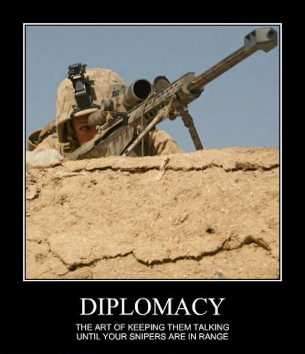 Diplomacy - Military humor