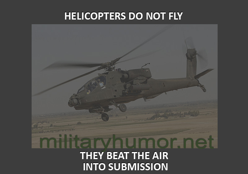 Helicopters Do Not Fly