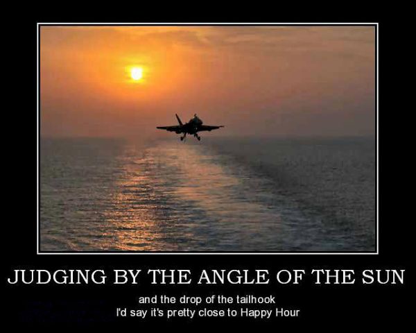 Judging By The Angle Of The Sun - Military humor