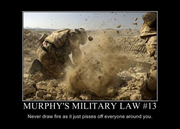 Murphy's Military Law #13 - Military humor