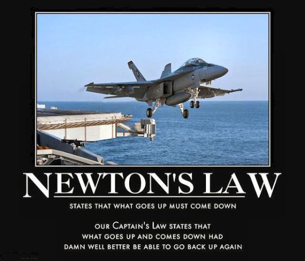 Newton's Law - Military humor