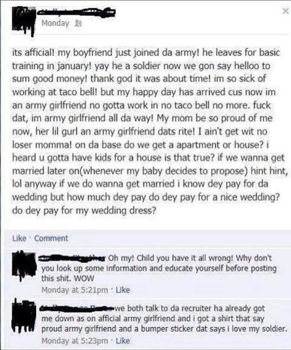Proud Army Girlfriend - Military humor