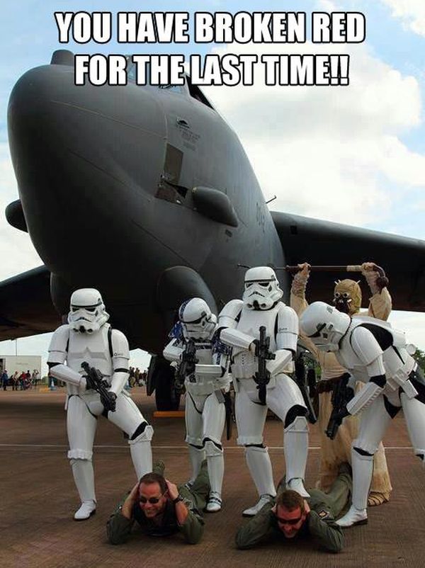You Have Broken Red For The Last Time - Military humor
