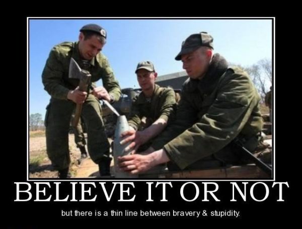 Believe It Or Not - Military humor