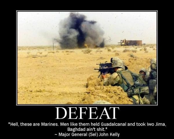 Defeat - Military humor