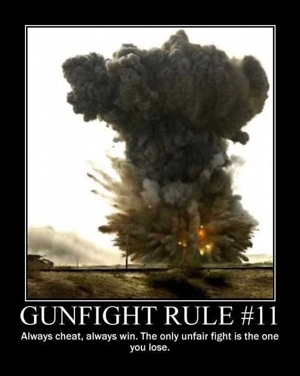 Gunfight Rule #11 - Military humor