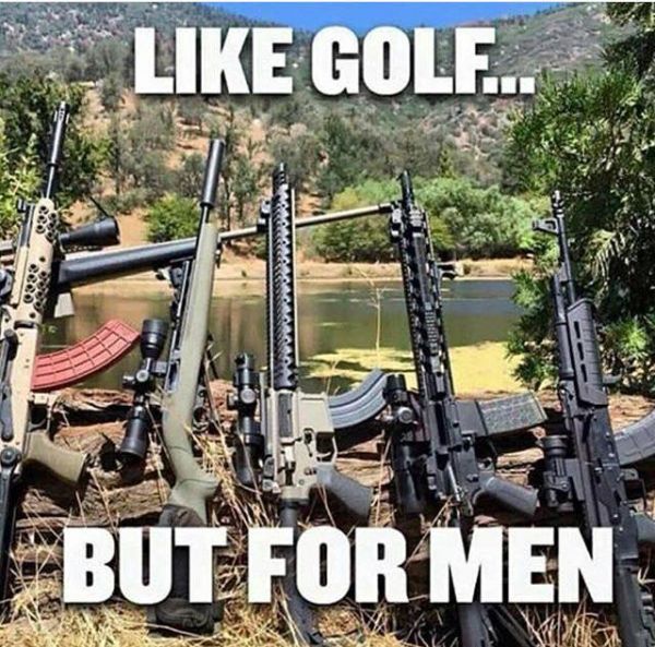 Like Golf... - Military humor