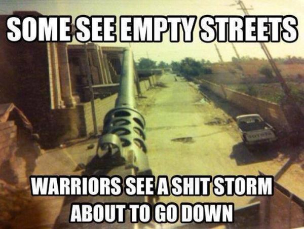 Some See Empty Streets - Military humor
