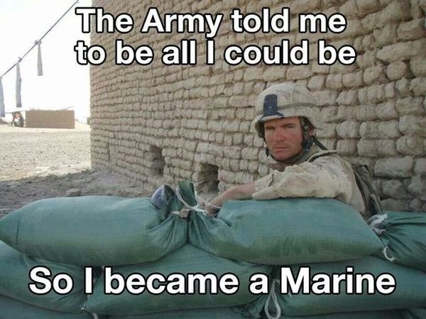 The Army Told Me To Be All I Could Be - Military humor