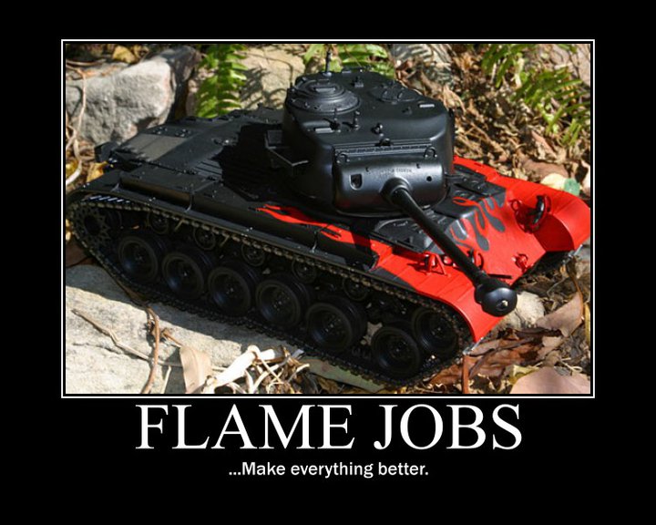 Flame Jobs - Military humor