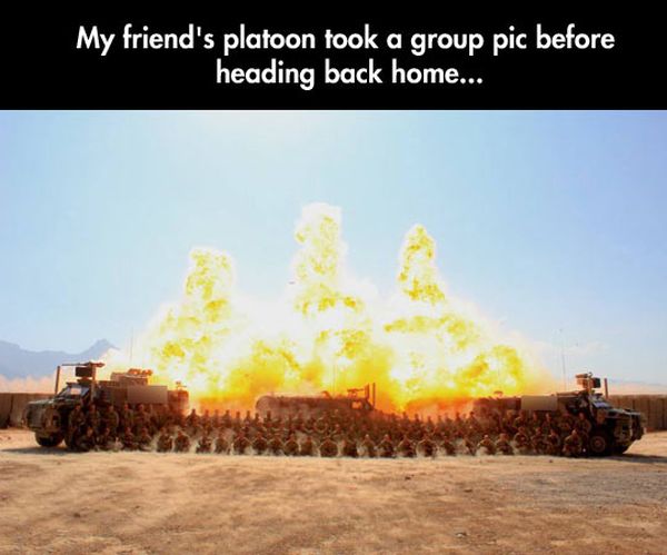 If Someone Blinked, Are They Going To Take It Again? - Military humor