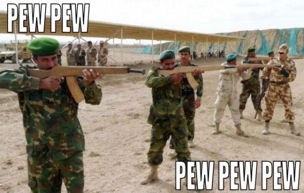 PEW! PEW! - Military humor