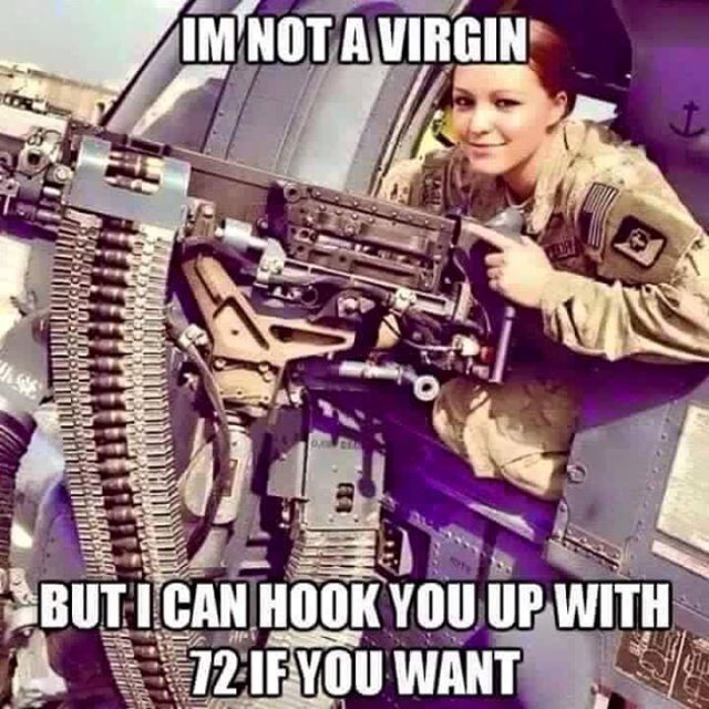 I'm Not A Virgin - Military humor