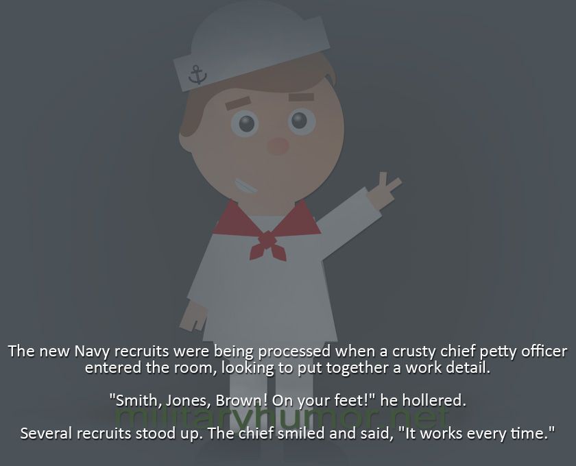 The New Navy Recruits - Military humor