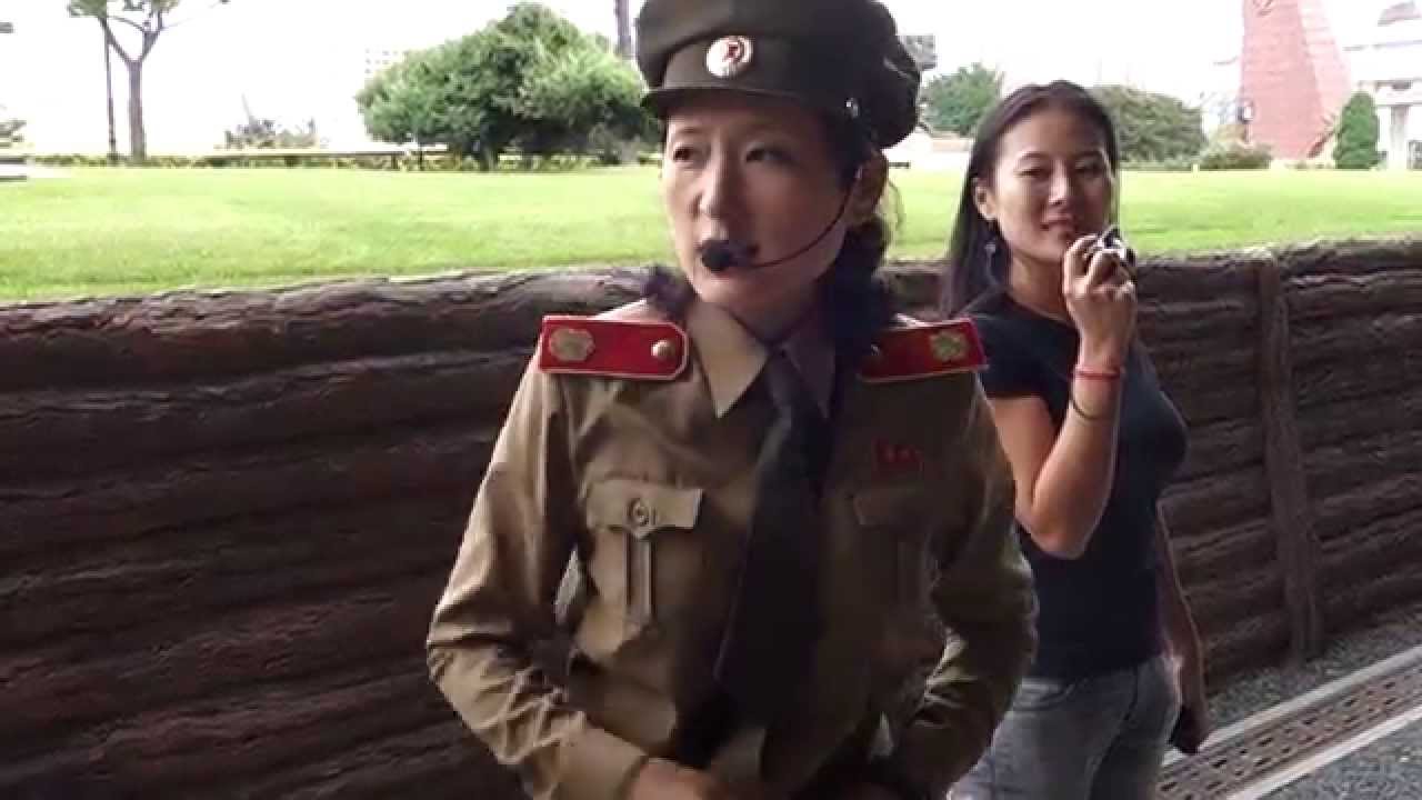 Guy Gets in Trouble with Military Tour Guide in North Korea
